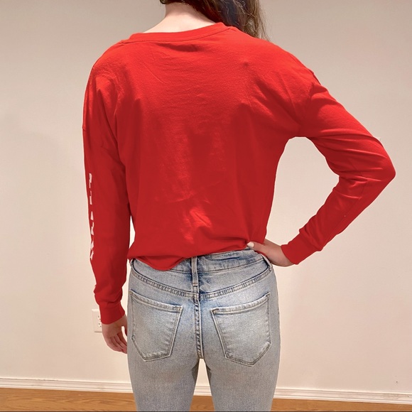 2/$10 Coca Cola cropped long sleeve shirt - Picture 2 of 3